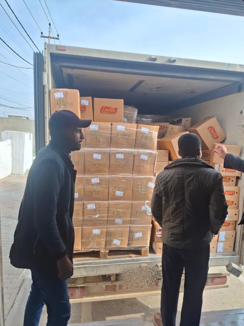 لە کەرکوک 21 تۆن کەلوپەلى خۆراکى دەستى بەسەرداگیرا