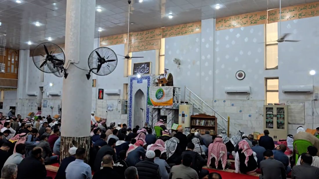 كاميرا 964 توثق صلاة العيد بجامع فالح باشا السعدون في الناصرية