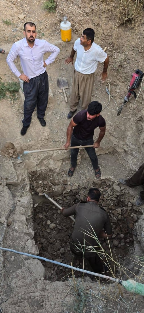 کانیا و کارێز و کۆنە بیره‌ ئاوه‌كانى ژماره‌یه‌ك گوندى سێگردكان زیندووكرانه‌وه‌