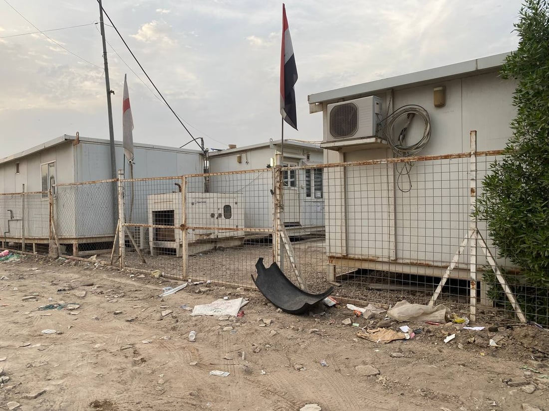 صور من أبو غريب: كلّ كرفانات الصحة أغلقت والأهالي يسألون عن البديل؟!