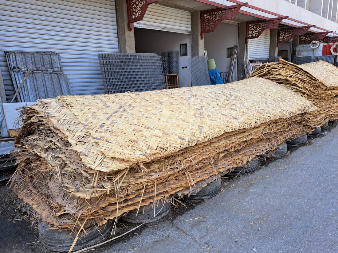 اهالي الموصل يستظلون بسعف الناصرية (صور)