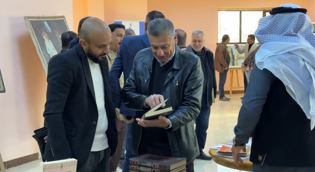 حديثة تقرأ تاريخ بغداد بمناسبة يوم اللغة العربية في البيت الثقافي (صور)