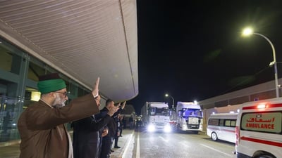 Karbala's Al-Abbas Shrine dispatches second humanitarian convoy to Iran