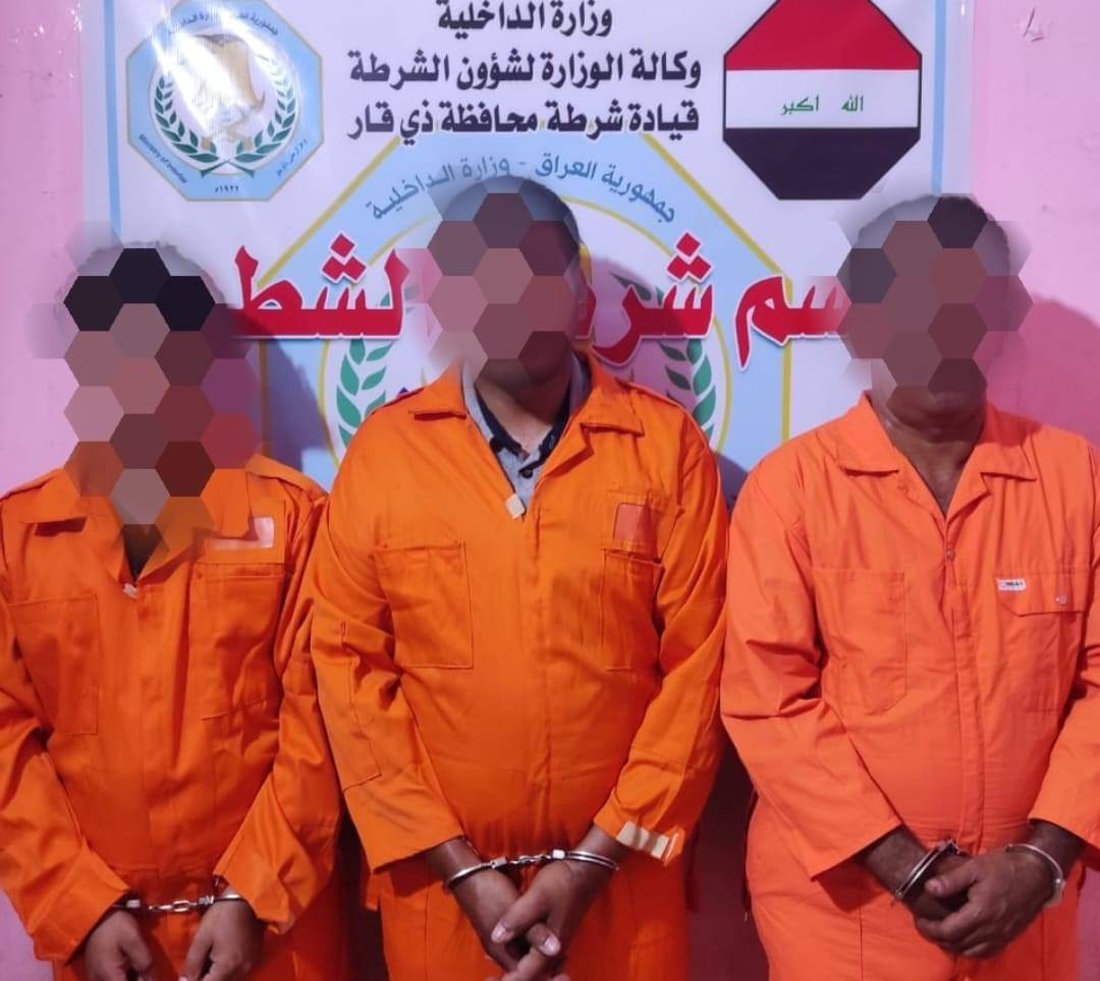 صور: شرطة ذي قار تطوق مشاجرة في الشطرة وتعتقل 14 متهماً