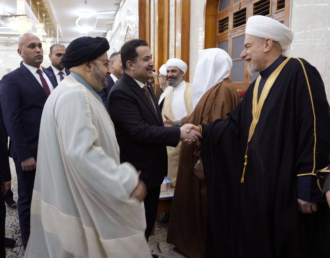 البصرة: السوداني في ديوان زعيم الشيخية وكل الوجهاء حضروا (صور)