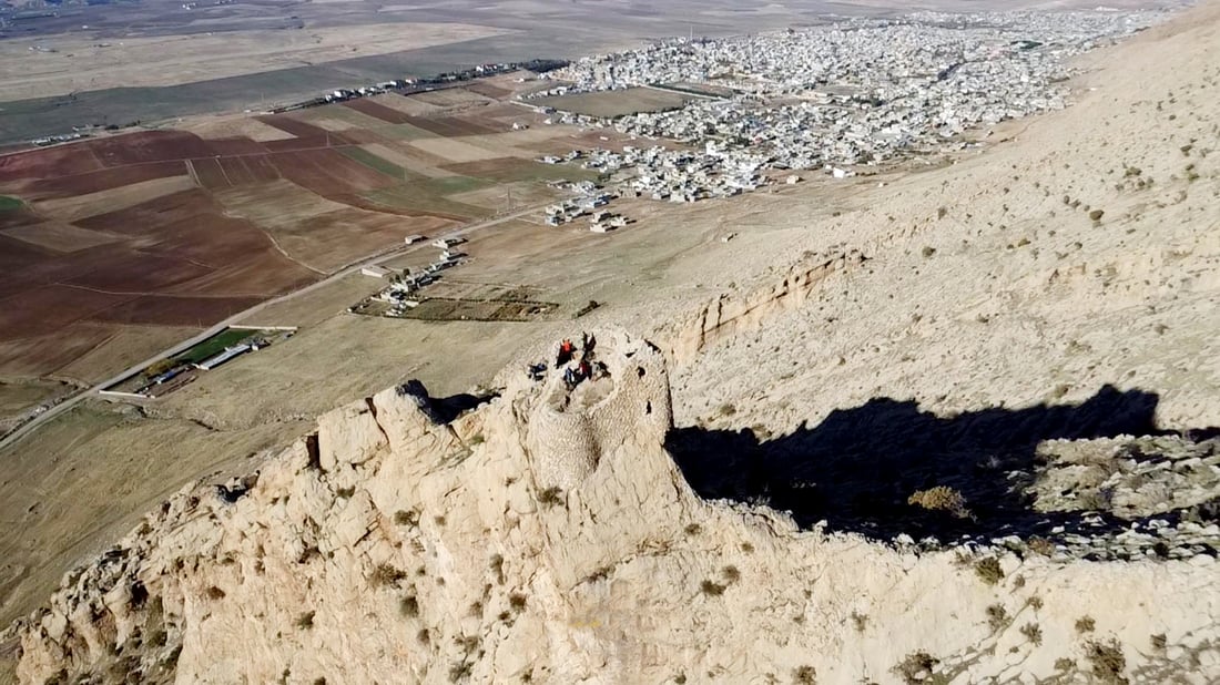 له‌ هه‌ریر به‌شێكی قەڵاكەی خانزادى میرى سۆران و میرسلێمانی براى رووخاوه‌ 