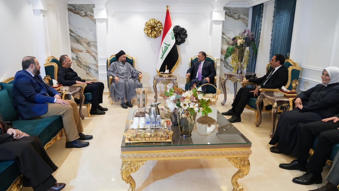 صور: عمار الحكيم في ضيافة خميس الخنجر للتأكيد على التوافق لتجاوز الأزمات