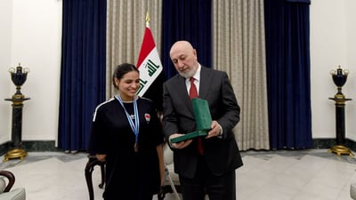 رئيس الجمهورية يهنئ نجلة عماد بإحراز المركز الأول في بطولة بارالمبية بإسبانيا