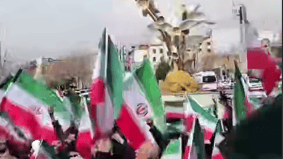 فيديو: تظاهرات في شوارع إيران تنديداً بالحرب