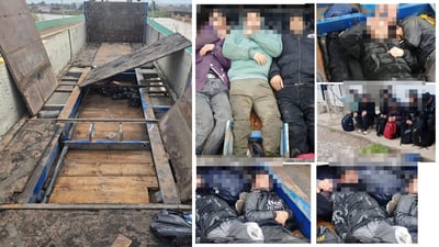 هەشت هاوڵاتی ئەفغانی لەناو بارهەڵگرێکدا دەستگیرکران