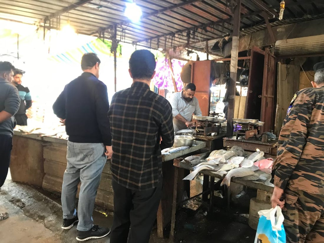 بحري النقعة ونهري البصرة القديمة.. الأسماك أغلى اليوم في سوق الزبير (صور)