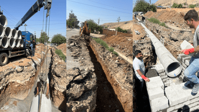 شەقامەکانی هەریر نۆژەن دەکرێنەوە و قیرتاو دەکرێن؛ ئاوەڕۆشیان بۆ دەکرێت