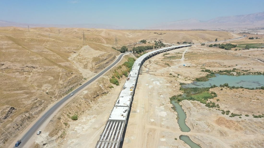 رێگای کەلار – سلێمانی ئاهێکی بەبەردا هاتووە و بە رێژی 83% تەواو کراوە