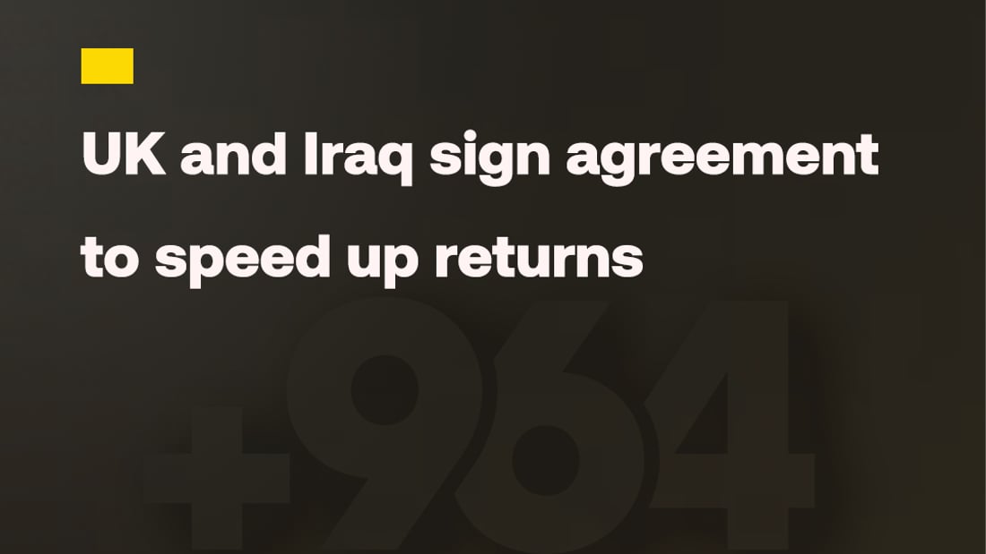UK reports drop in Iraqi small boat crossings as new deal signed