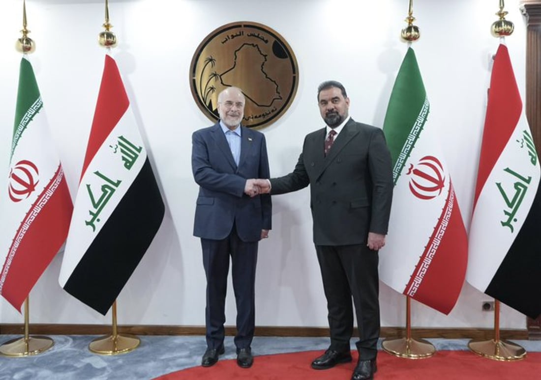 صور: الحلبوسي يستقبل نظيره الإيراني في مبنى البرلمان