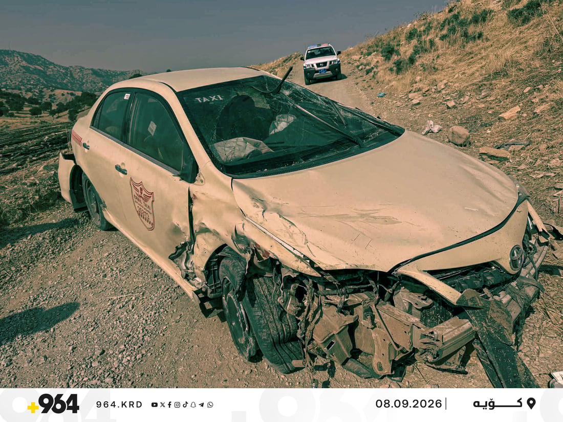 دوو کەس بریندارن؛ لە رووداوێکى هاتوچۆدا کەسێک گیانى لەدەستدا