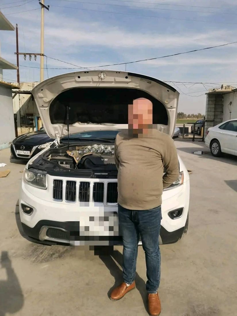 ئۆتۆمبێلێکی پڕ لە خواردنه‌وه‌ى كحولی لە بازگەیەکی خورماتوو دەستی بەسەرداگیرا