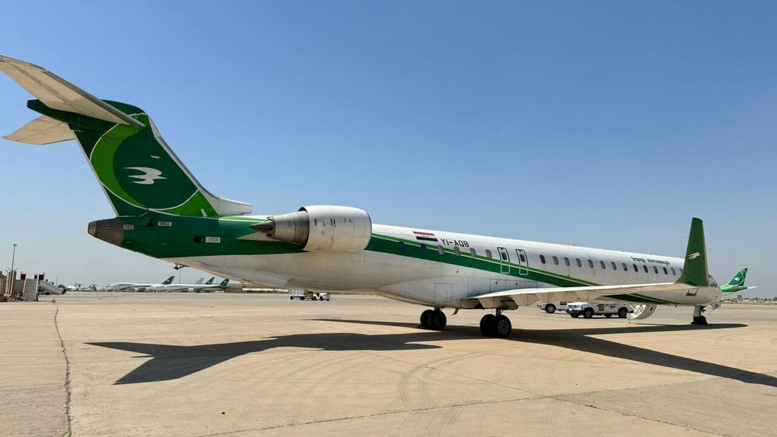 الخطوط الجوية تعيد الطائرة التاسعة إلى الخدمة.. “crj900” حلقت في رحلة تجريبية (صور)