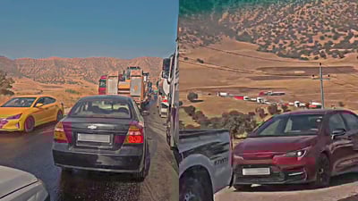 لەسەر رێگای دەربەندیخان – زەڕایەن ئاستەنگی هاتوچۆ دروست بووە