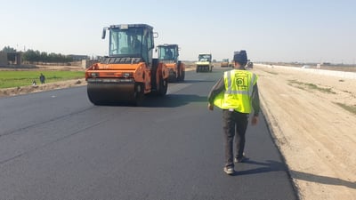 صور: قطع جزئي بطول 30كم من مدخل الوركاء إلى السماوة