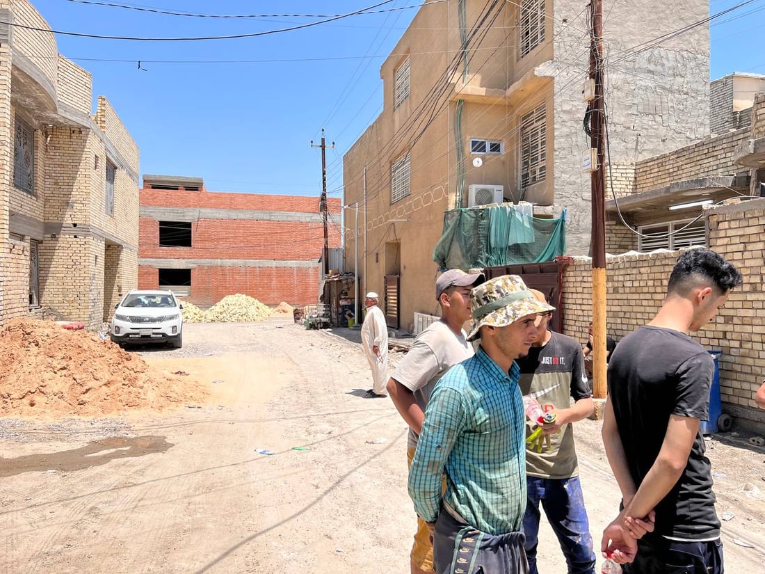 البناء في زراعي الشرطة الخامسة توقف: قوات تمنع مرور الطابوق والمواد