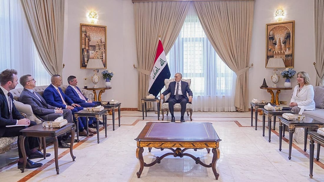 Iraqi parliament speaker urges US to help end Gaza conflict during meeting with envoy