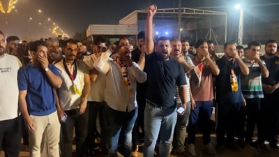 فيديو: تظاهرات غاضبة في بابل ترفض سجن المنصوري والحمادي