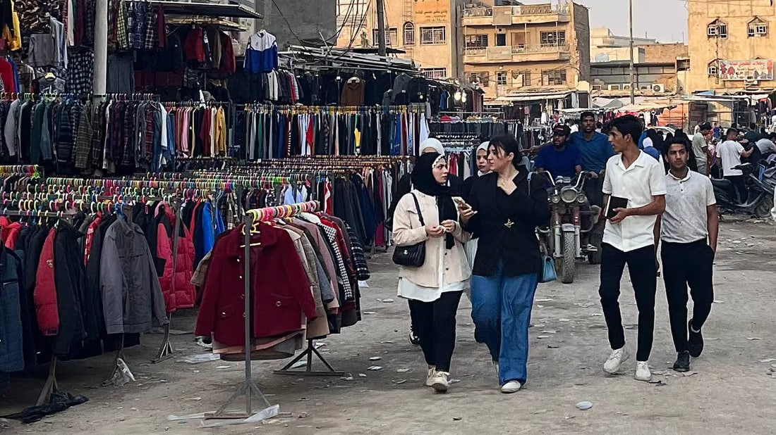 Second-hand winter clothes market in Basra offers global brands at bargain prices