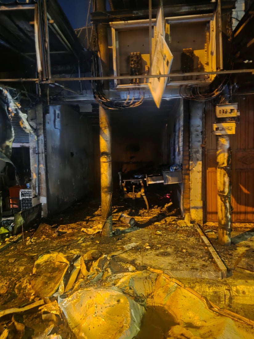 کارەبای ئەو 100 ماڵ و دوکانە دێتەوە کە محاویلەکەیان سووتا