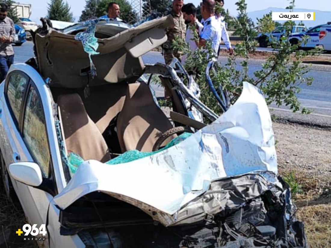 پرادۆیەک خۆی کێشا بە هۆندایەک و شۆفێری هۆنداکە گیانی لەدەست دا؛ دوو کەسیش بریندارن