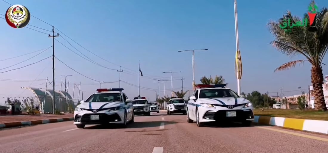 مرور الأنبار يهرع إلى البصرة.. الدراجات تقطع 700 كم لإسناد خليجي 25
