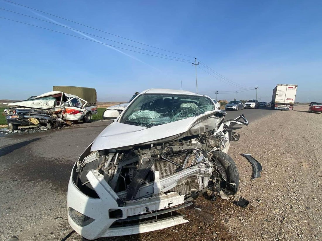 Kalar collision injures two on Kalar-Khanaqin Road