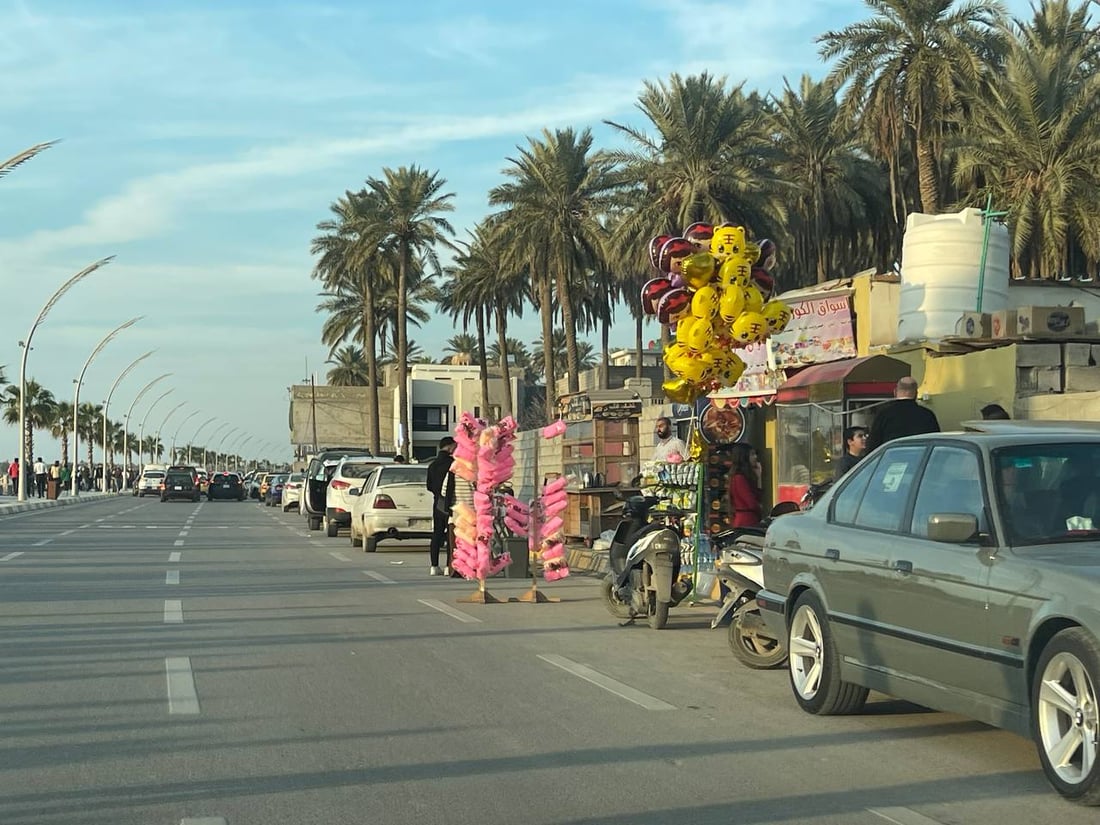 صور: الربيع بدأ في بعقوبة مبكراً.. العوائل خرجت إلى الكورنيش الصاخب والمتنزهات