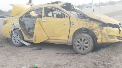 المثنى: سيارة أجرة تتحطم على حاجز “النبي سليمان”.. 3 ضحايا والرابع في خطر