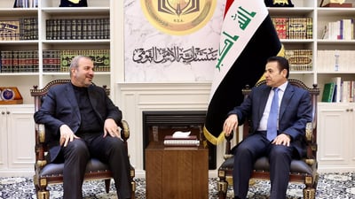 Al-Araji stresses on ‘reducing tensions’ in meeting with Iranian ambassador