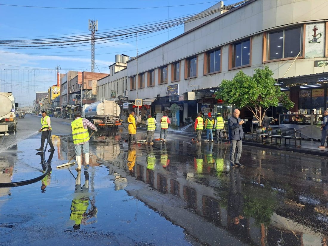 ئیسكان و دەوروبەری قەڵا شۆردران و پاككرانەوە