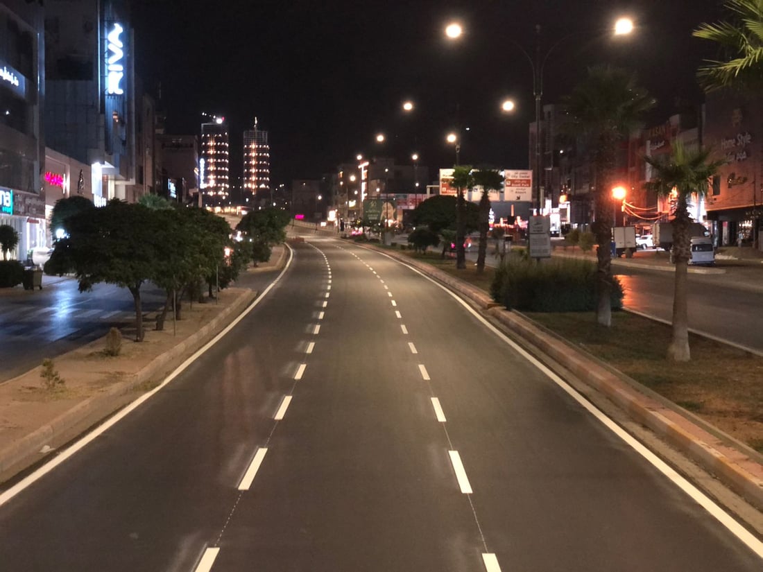 شەقامەكانی سلێمانی رەنگ دەكرێنەوە