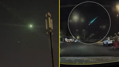 “تلسكوب العراق” يوضح طبيعة الجسم المضيء: كرة نارية نيزكية احترقت بالسماء (فيديو)