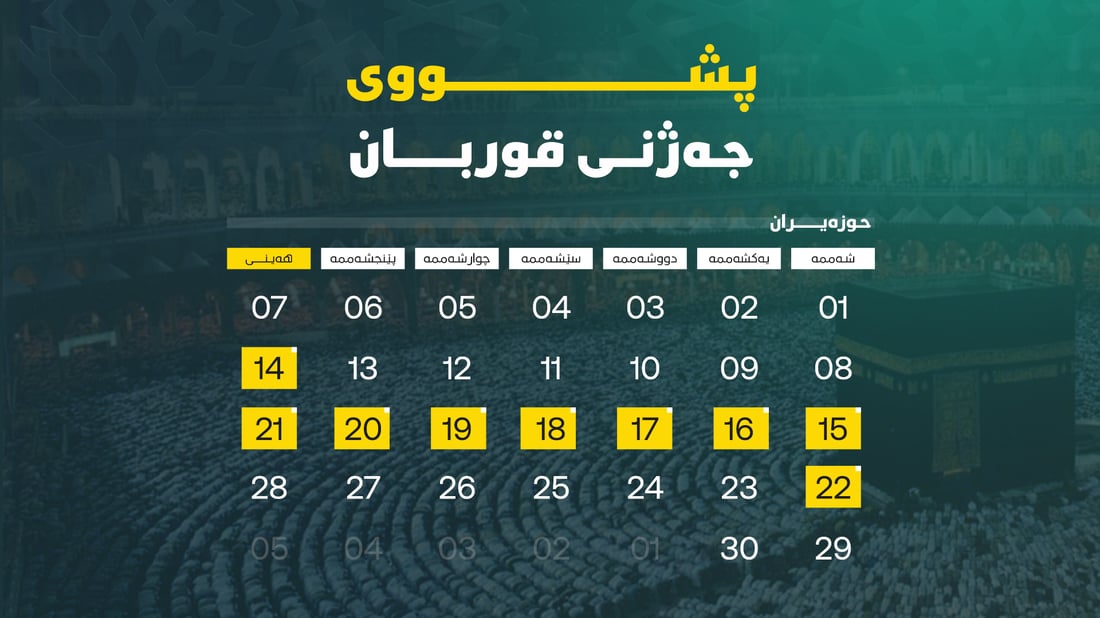 مانگی داهاتوو 9 رۆژ بەسەر یەکەوە پشووە