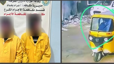 Two arrested in Baghdad tuk-tuk robbery and murder