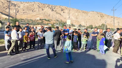 لە دەربەندیخان رێگەیەکی چوون بۆ سلێمانی داخرا