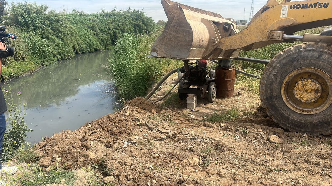ئەو کێڵگانەی بە ئاوی پیس ئاو دەدران تێکدران