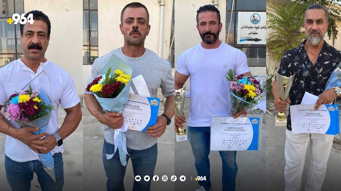 پاڵەوانەکانی ئاسیا خەڵاتکران. وێنە:964