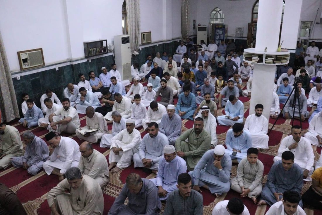 صور: جامعا السادة والشافعي في بعقوبة لم يسعا الحضور في صلاة العيد