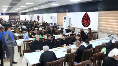 فيديو من داخل مطابخ الضريح العسكري.. 50 ألف وجبة يومياً لزوار سامراء