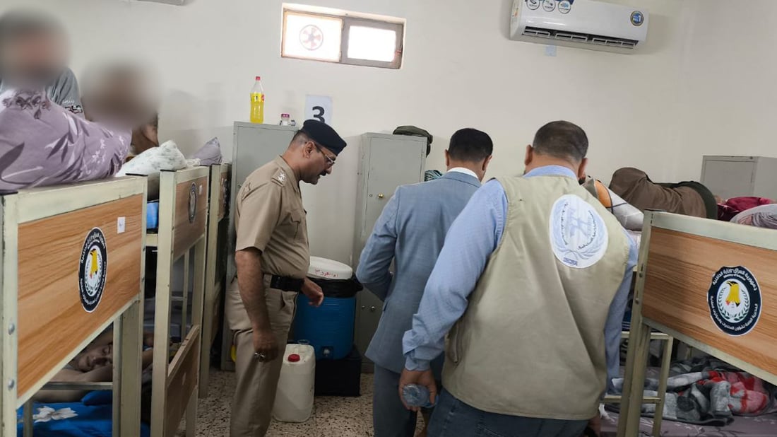 شبكة 964 تنفرد بتوثيق استبيان ميداني لمدمني المخدرات في مركز تأهيل المثنى (صور)