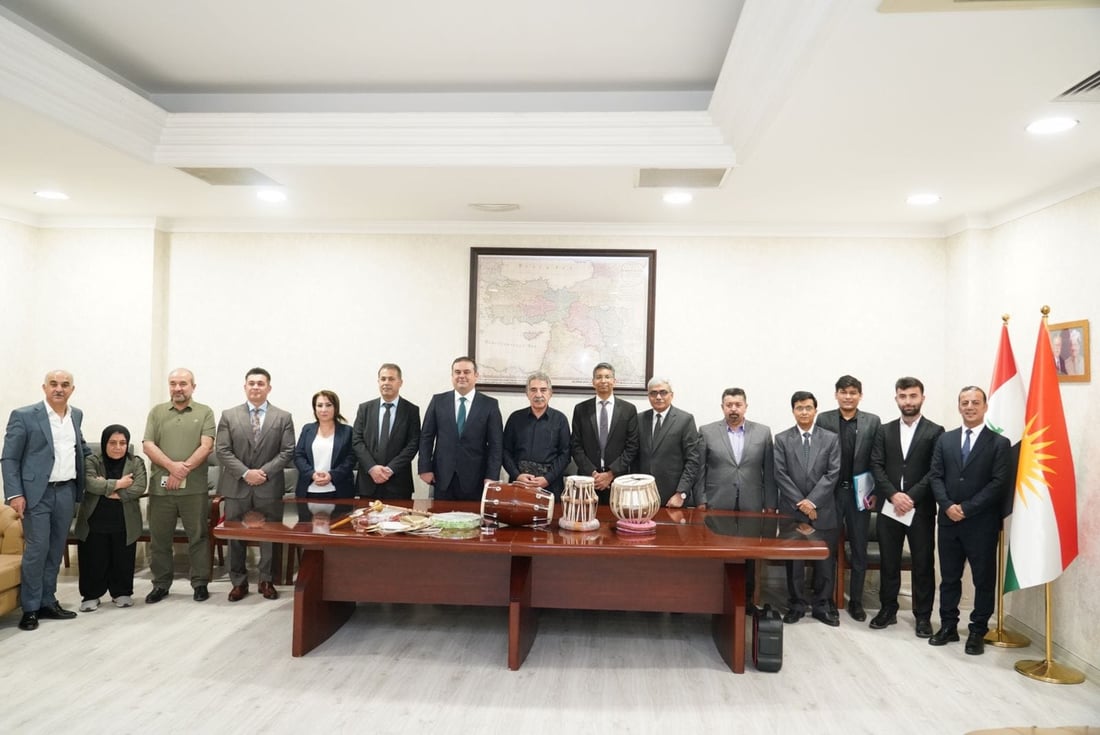 هیندستان ژمارەیەک ئالەتی میوزیکی پێشکەش بە هەڵەبجە کرد