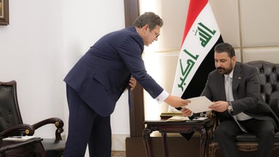 السيسي يدعو الزيدي إلى زيارة القاهرة في رسالة نقلها رئيس المخابرات المصرية