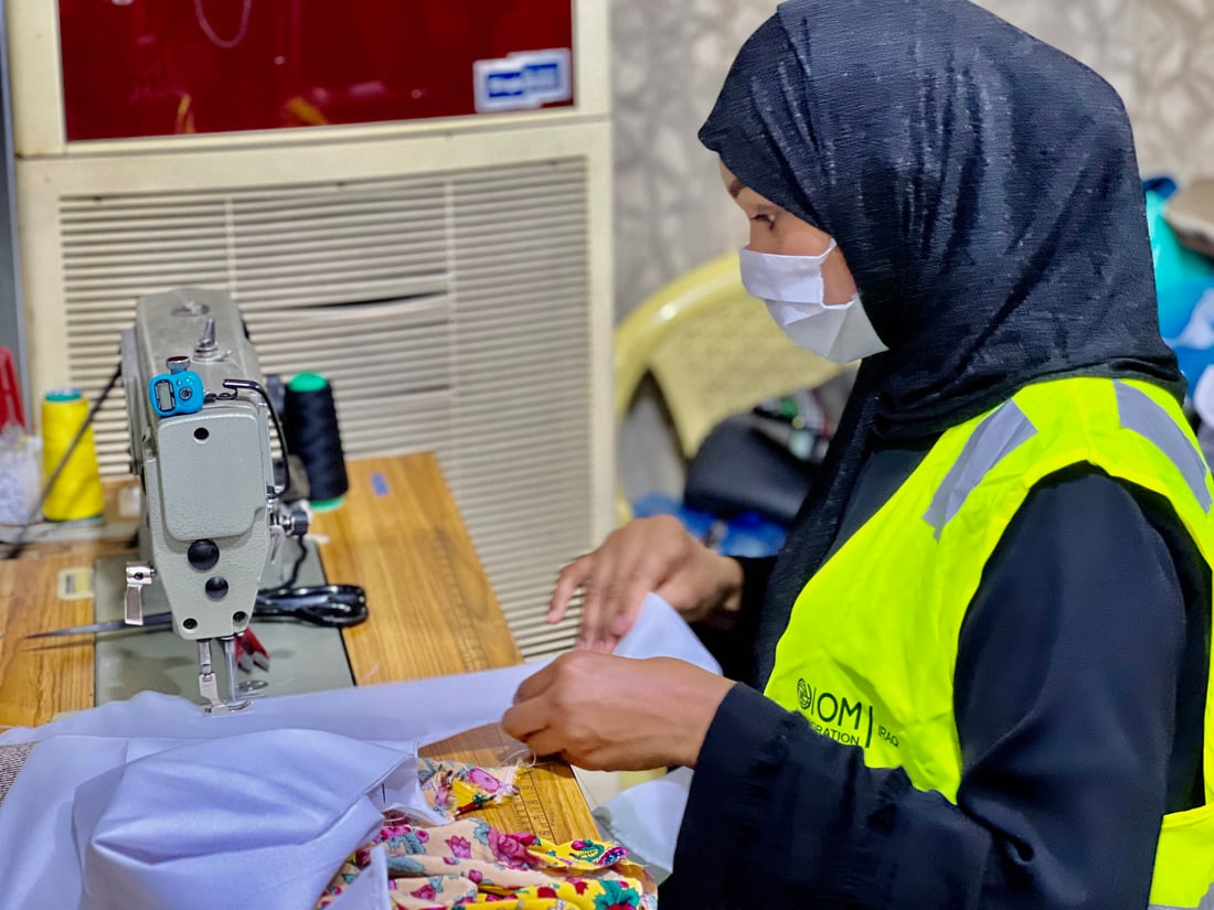 Sewing workshop in Basra empowers women to launch small businesses