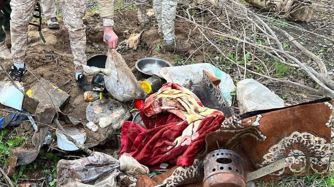 تەقەمەنی و پاشماوەی مەترسیدار دۆزرانەوە